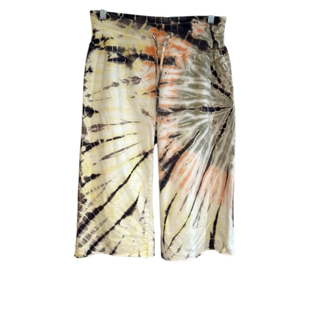 Lucky brand S-M sweatpants tie‎ dye cropped vintage made in USA boho Y2K hippie